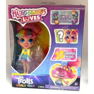 Hairdorables Loves Limited Edition Trolls World Tour Doll 10 Surprises Inside